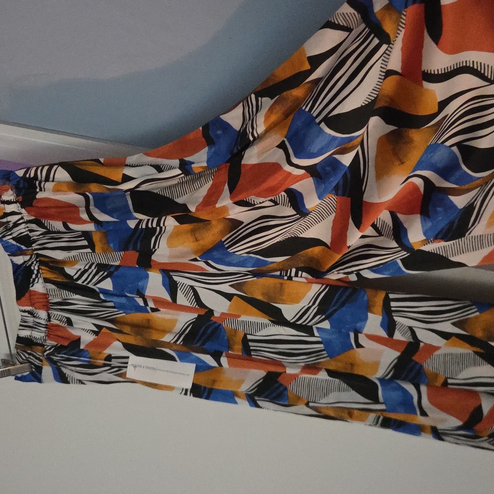 Colorful Geometric Print Women's  Palazzo